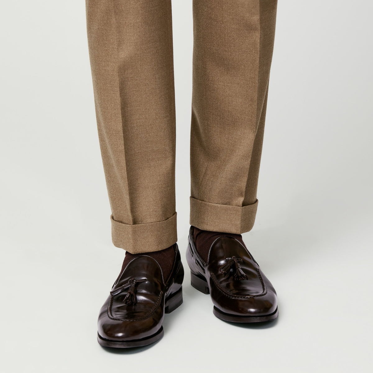 Caramel Loro Piana fabric Outfit