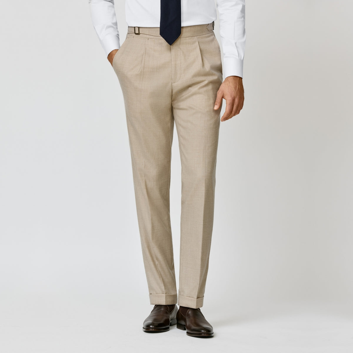 Sand Loro Piana fabric Cashmere Classic Outfit
