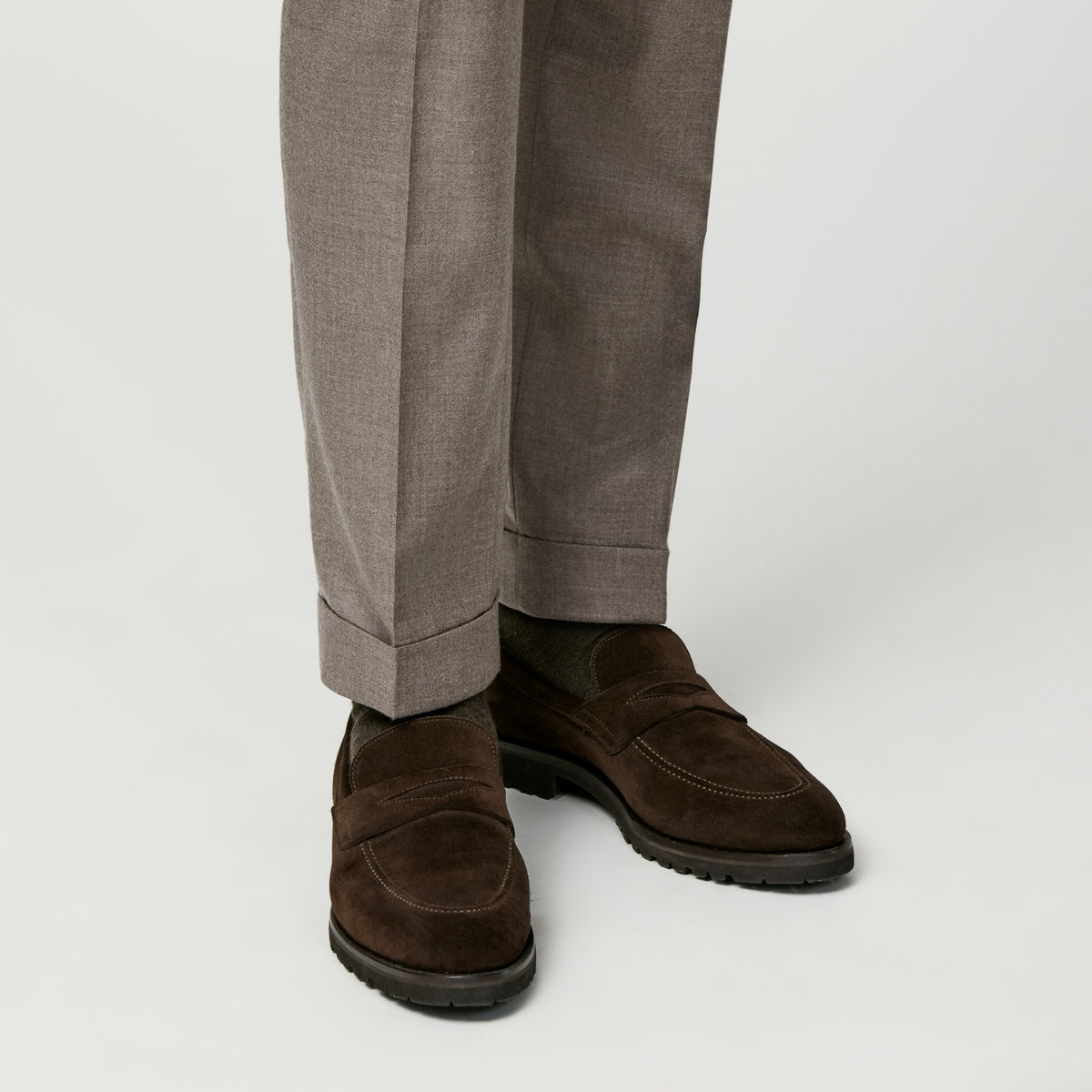 Taupe Loro Piana fabric Cashmere Casual Outfit