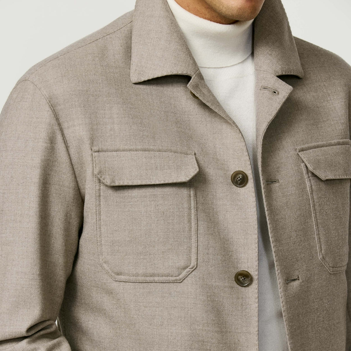 Light Taupe Loro Piana fabric Casual Outfit